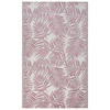 OUTDOORTEPPICH Kota 180/120 cm - Pink/Weiß, Kunststoff (120/180cm) - Beliani