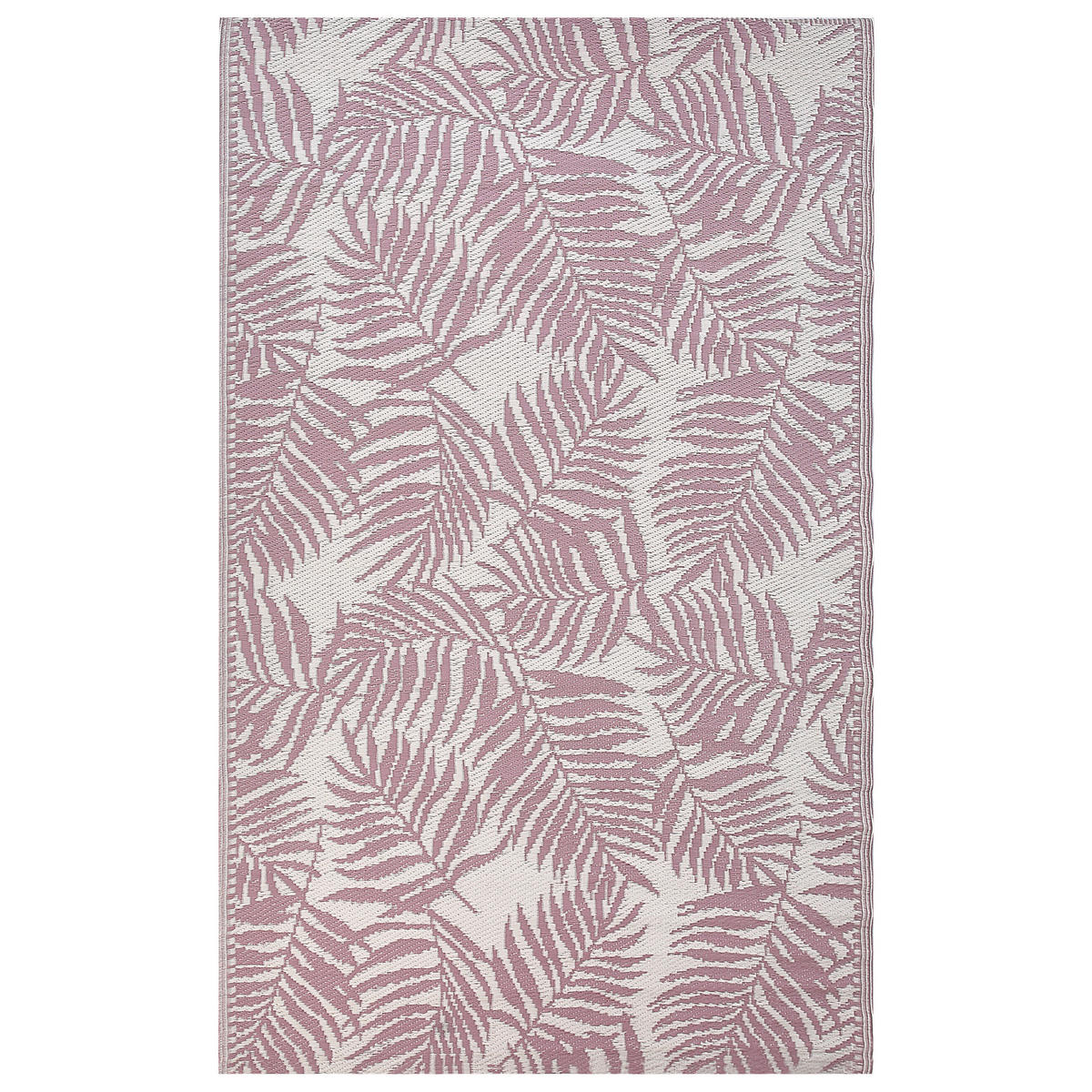 OUTDOORTEPPICH Kota 180/120 cm - Pink/Weiß, Kunststoff (120/180cm) - Beliani