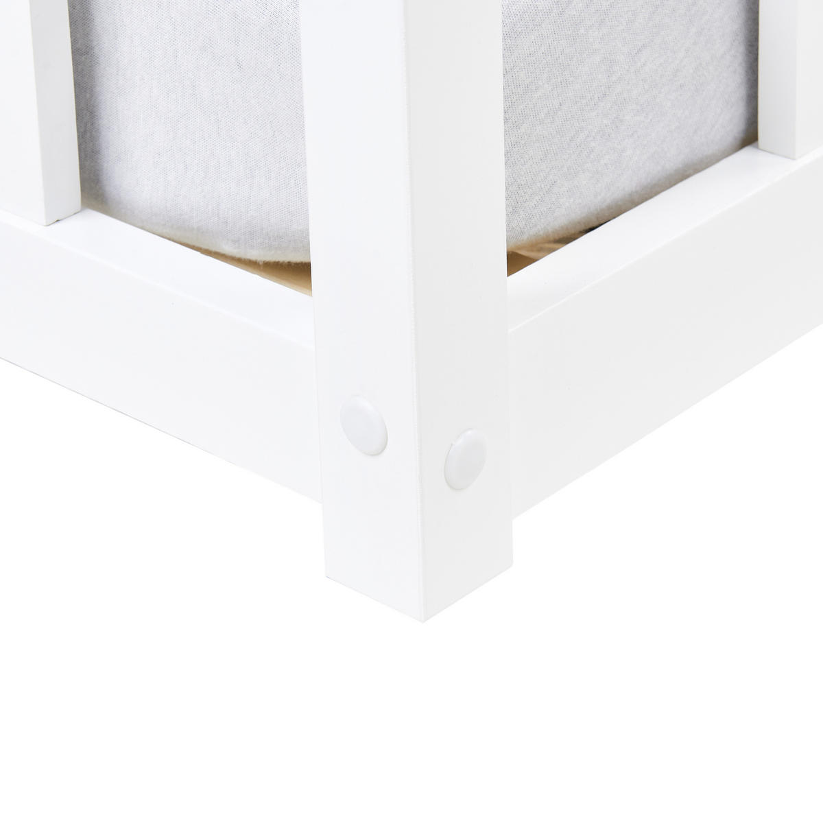 KINDERBETT 200x90 cm Weiß Meymac - Weiß, Holz (200/90cm) - Beliani