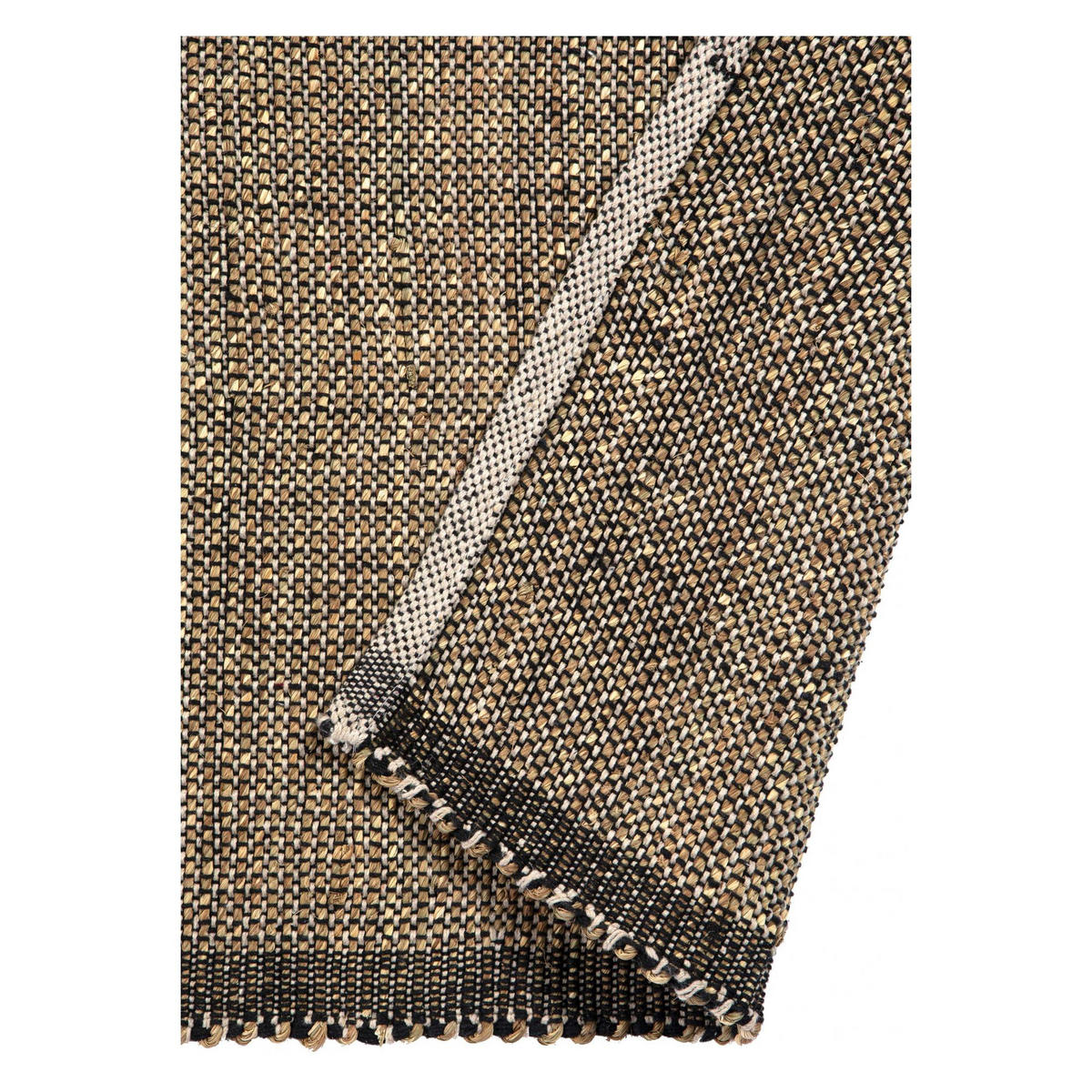 TEPPICH Karan carbonfarben 200 x 290 x 1 cm - Schwarz, Textil (200/290cm) - Vivaraise