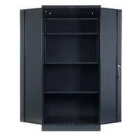 STAHLSCHRANK Bee mit 8 lackierten Fachböden 195x92x60 cm Korpusfarbe Anthrazit Frontfarbe Anthrazit - Anthrazit, Metall (92/195/60cm)