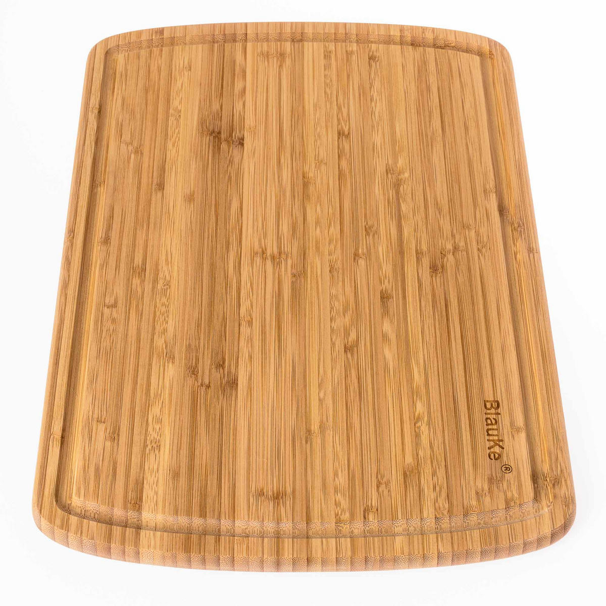 SCHNEIDEBRETT aus Holz mit Saftrille (45x31cm) - Beige, Holz (31.5/45.5cm) - BlauKe