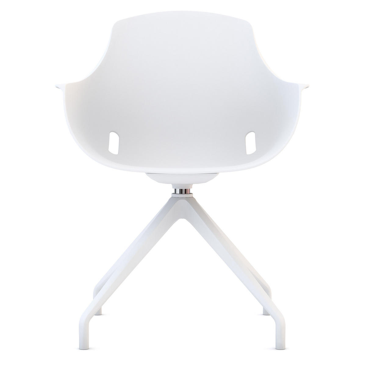 SCHALENSTUHL Consento Triest Weiß - Weiß, Kunststoff (63/83/56cm) - ASSMANN