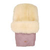 LAMMFELL-FUSSSACK Nelly, milky sand, orchid pink - Pink, Fell (46/8/88cm) - Kaiserbaby