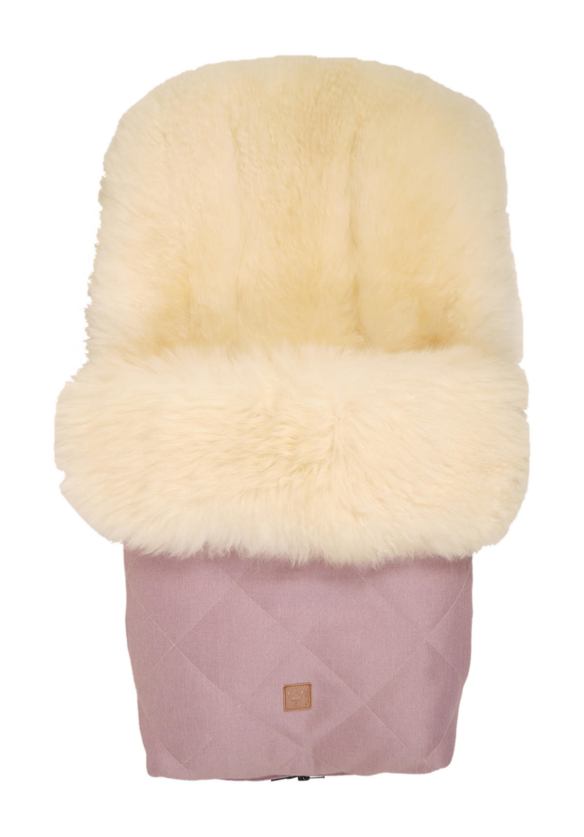 LAMMFELL-FUSSSACK Nelly, milky sand, orchid pink - Pink, Fell (46/8/88cm) - Kaiserbaby