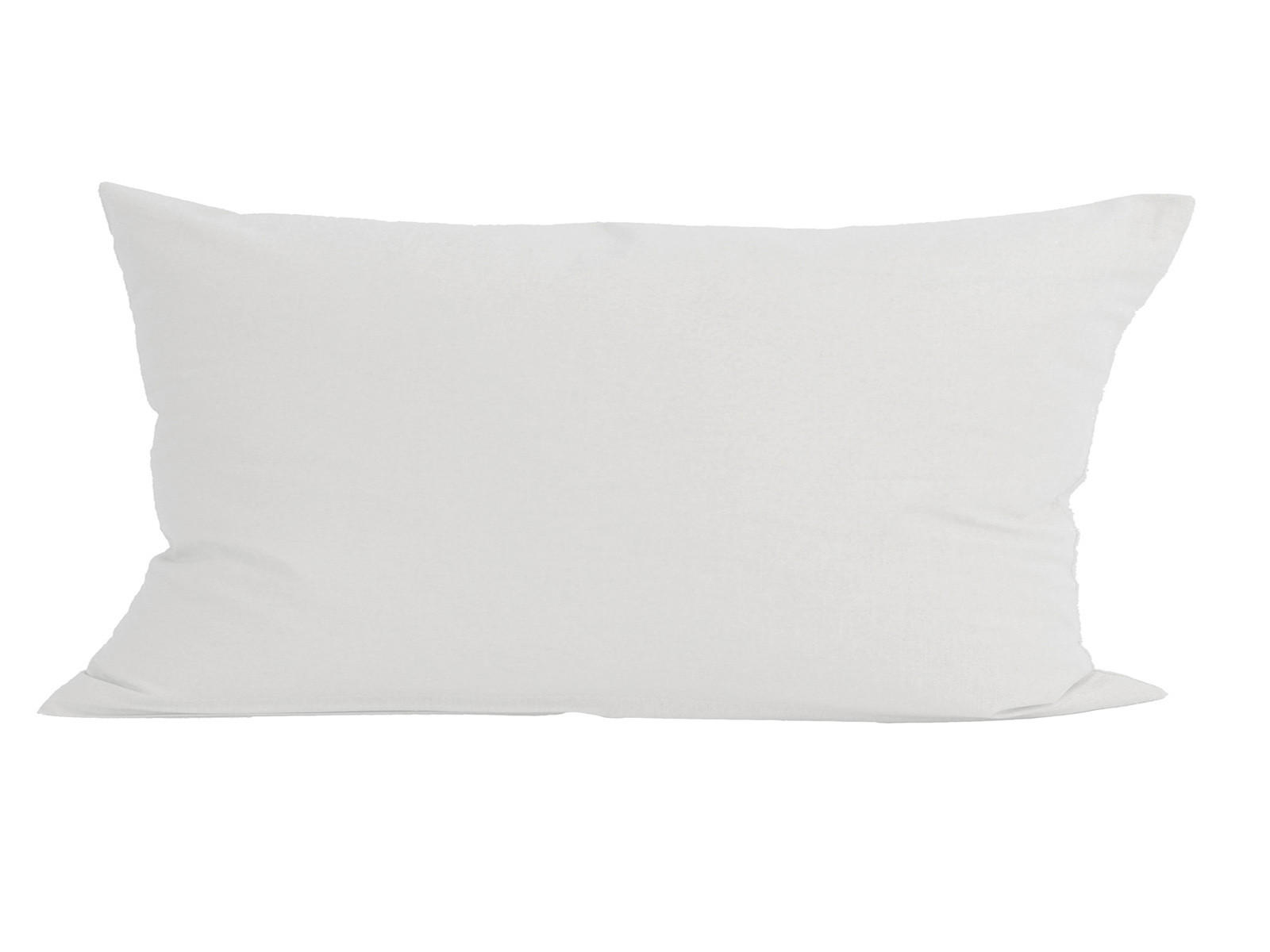 KISSENBEZUG Basic 100% Baumwolle weiß 80/40 cm - Weiß, Textil (40/80cm) - beties Heimtextil