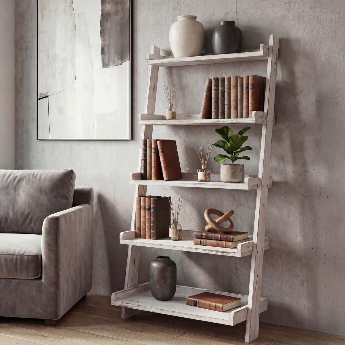 STANDREGAL PFLANZREGAL Weiß - Weiß, Holz (64/119/38cm) - MCW