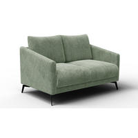 SOFA VILT 2-Sitzer, mint - Schwarz/Mintgrün, Holzwerkstoff/Textil (142/89/94cm) - Wozimo