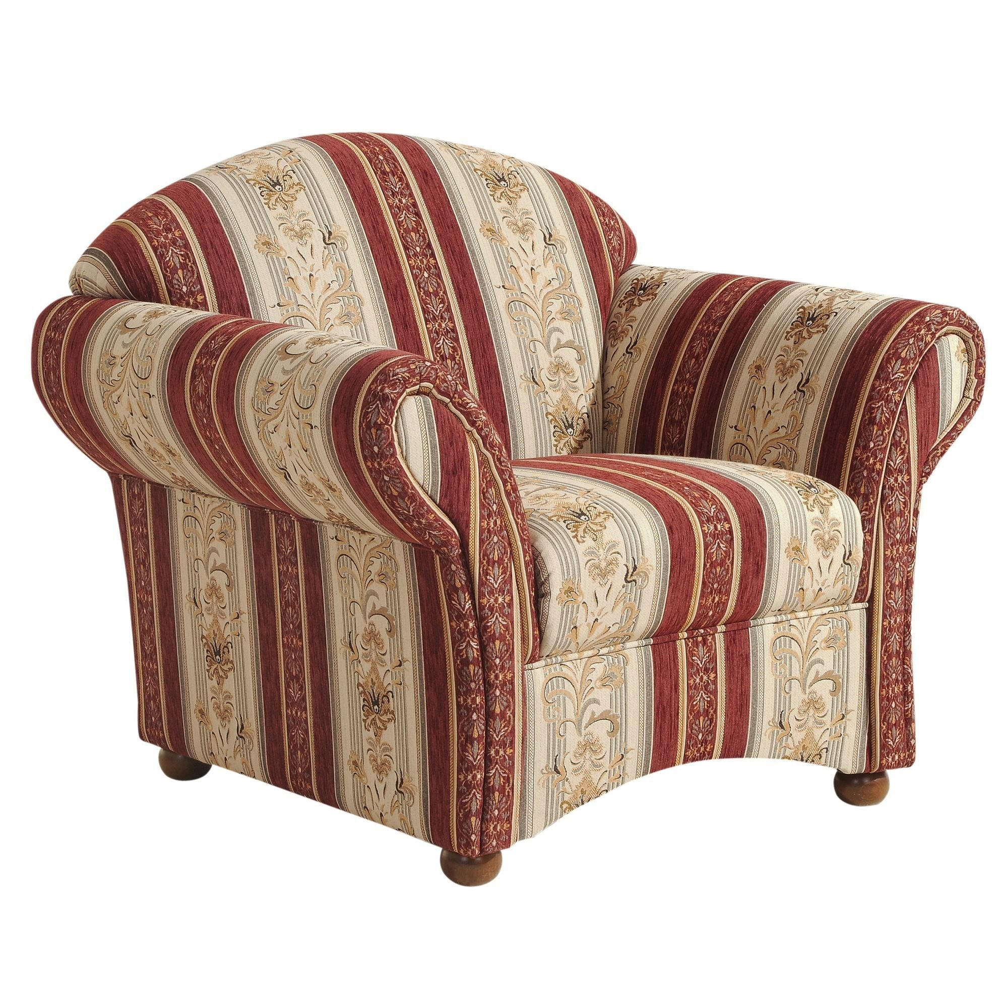 SESSEL Kama Bezug Chenille Buche nussbaum dunkel / rot - Rot, Kunststoff (96/83/86cm) - 58aufmkessel