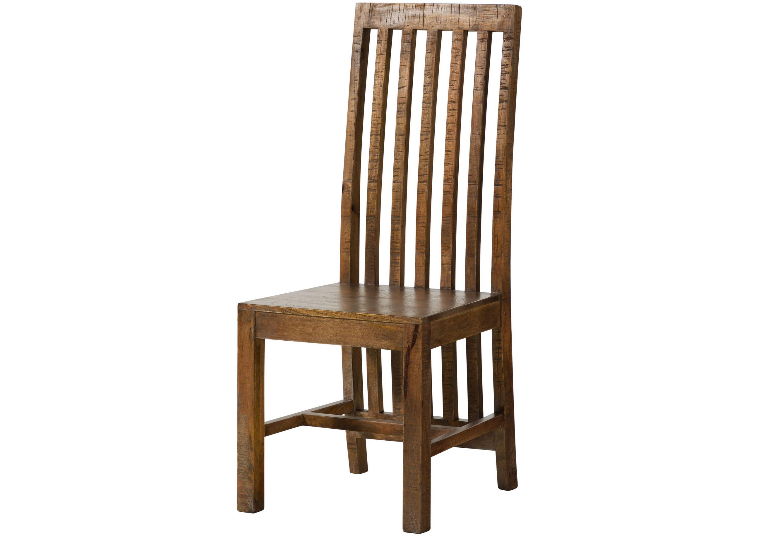 STUHL Massivholz 45 x 54 x 108 cm braun RODEZ - Braun, Holz (45/108/54cm) - Massivmoebel24