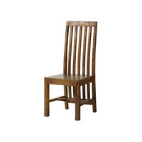 STUHL Massivholz 45 x 54 x 108 cm braun RODEZ - Braun, Holz (45/108/54cm) - Massivmoebel24