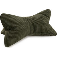 KISSEN Leseknochen Inga dunkelgrün - Grün, Textil (22/42cm) - Magma Heimtexx