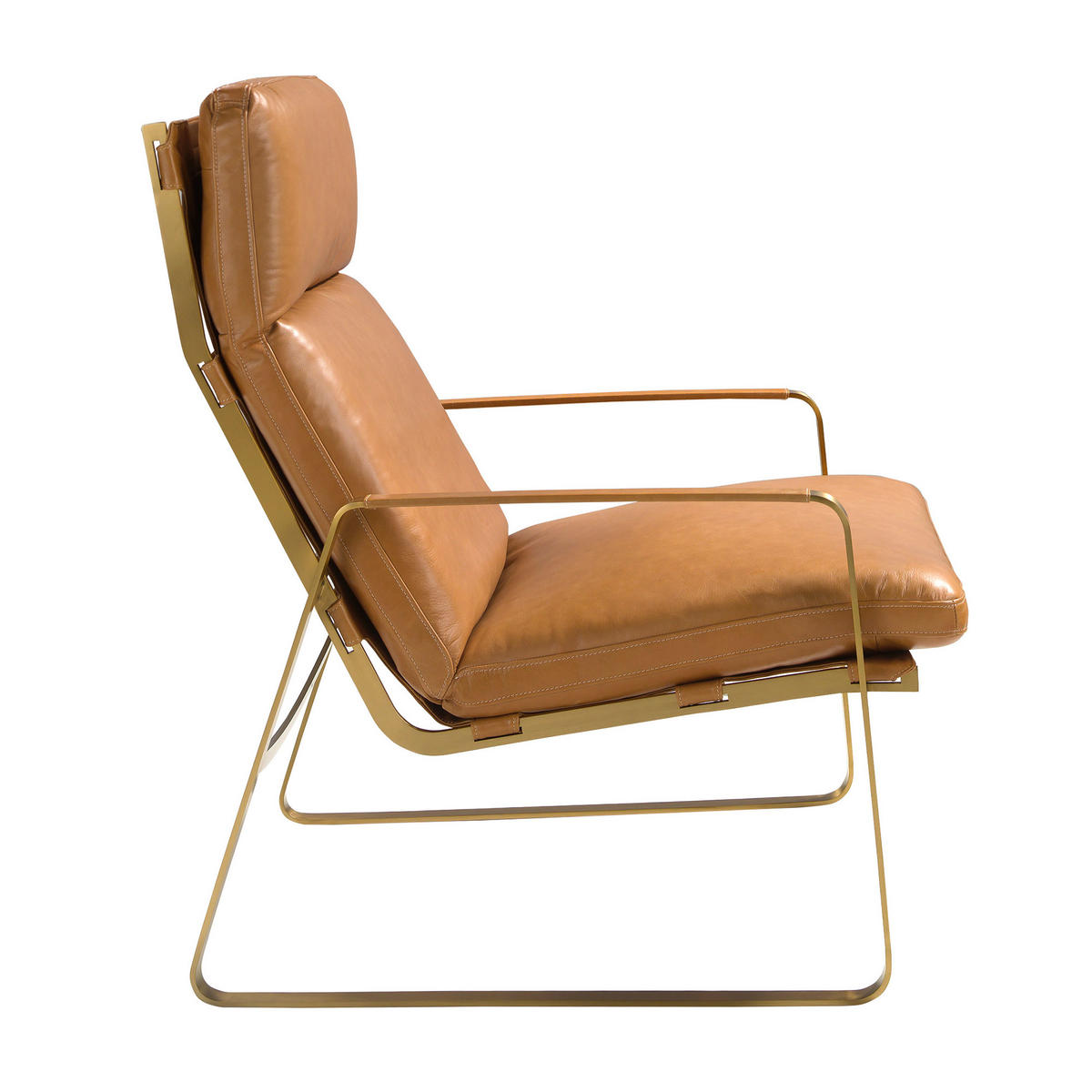 SESSEL Kamel Gold 69/89/101 - Braun, Leder (69/101/89cm) - ANGEL CERDA