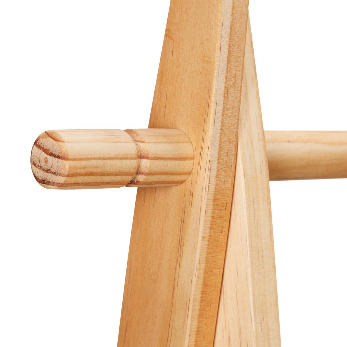 KLEIDERSTÄNDER - Hellbraun, Holz (62/153/45cm) - Relaxdays