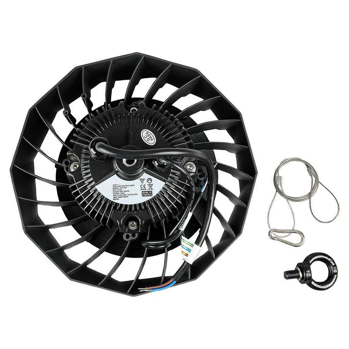 LED STRAHLER Schwarz Metall - Schwarz, Metall (14.5/14.5/26cm)