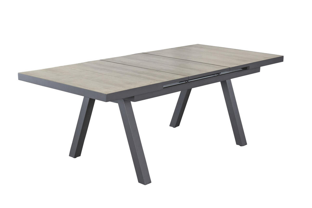 GARTENTISCH Kentucky 160/210x100x75cm, Keramik, Braun - Braun, Keramik (100/210/75cm) - dasmöbelwerk