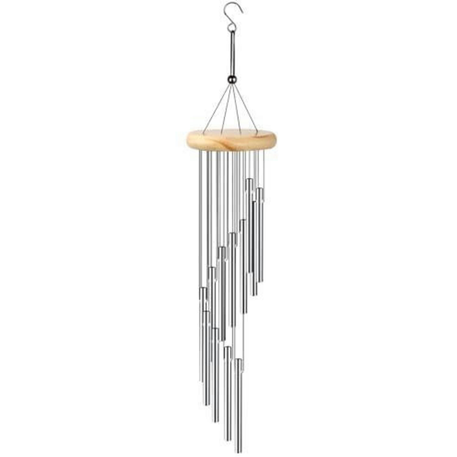 XXXLutz Windspiel Silber 8.5x8.5x58 cm