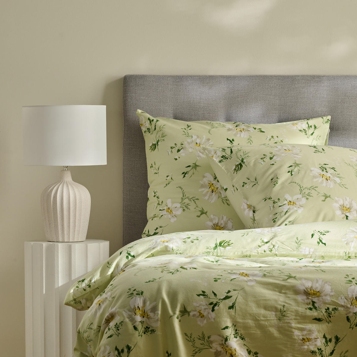 BETTWÄSCHE Jasmina - Hellgrün, Textil (200/220cm) - home&you