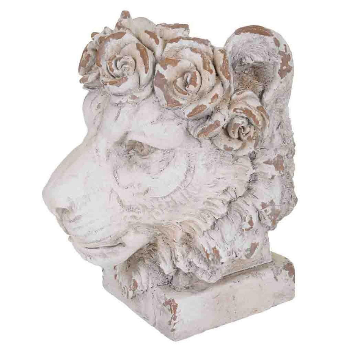 PFLANZENSTÄNDER, weiß, 37x44cm - Weiß, Stein (44cm) - Wanderlust