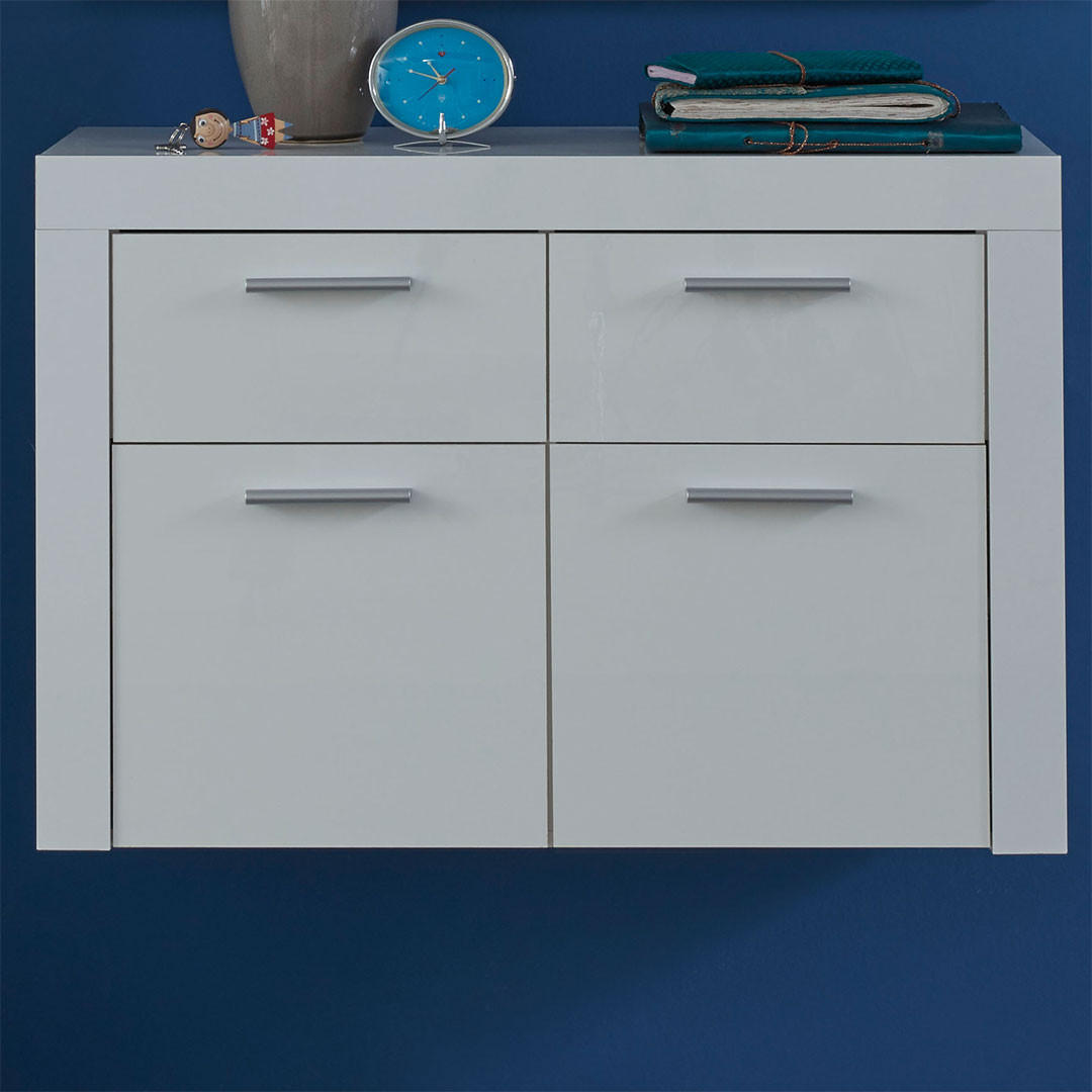 HÄNGESCHUHSCHRANK weiß - Weiß, Holzwerkstoff (100/61/37cm) - ebuy24