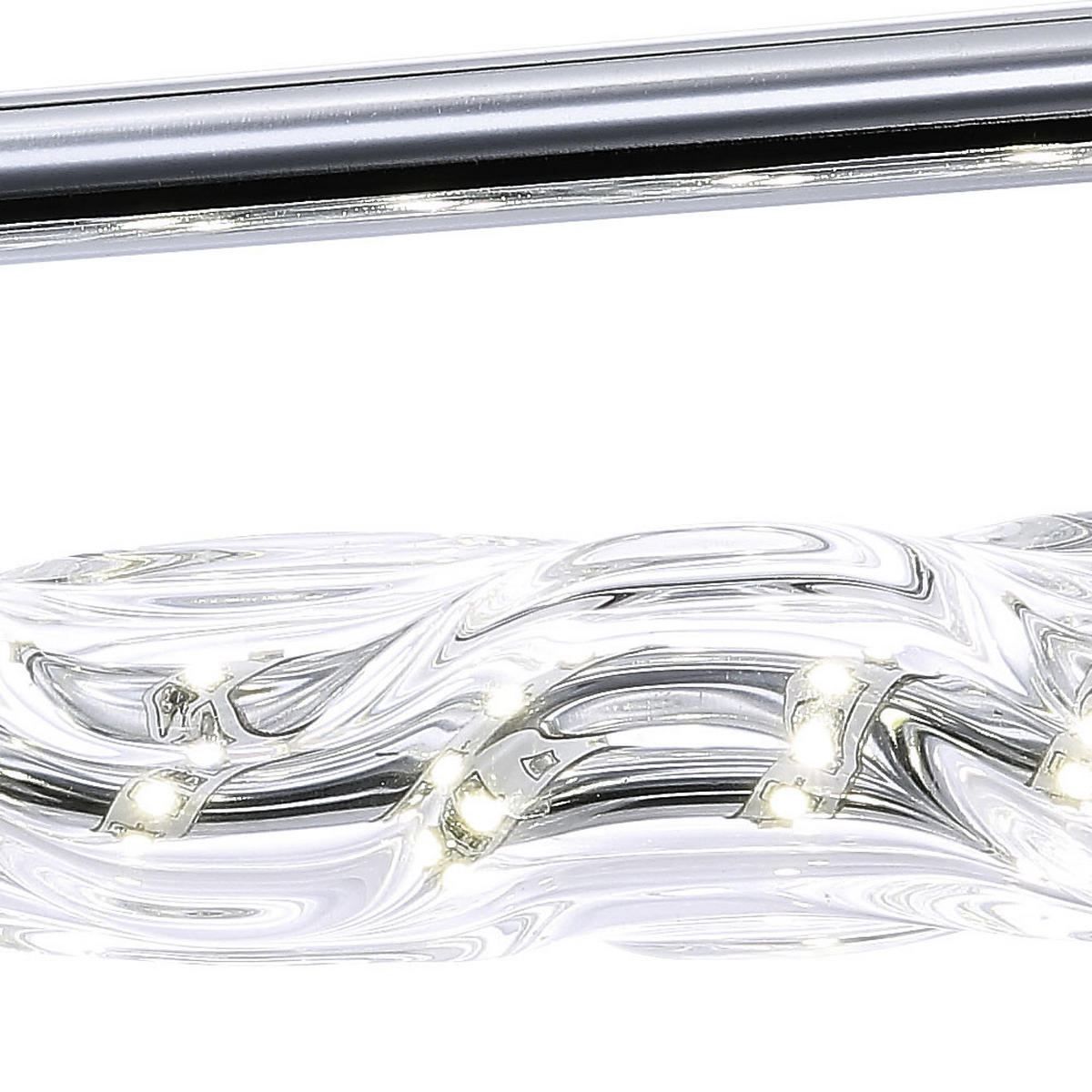 LED HÄNGELEUCHTE Salmo Chrom Silber - Silberfarben, Metall (101.5/6/160cm) - Globo Lighting