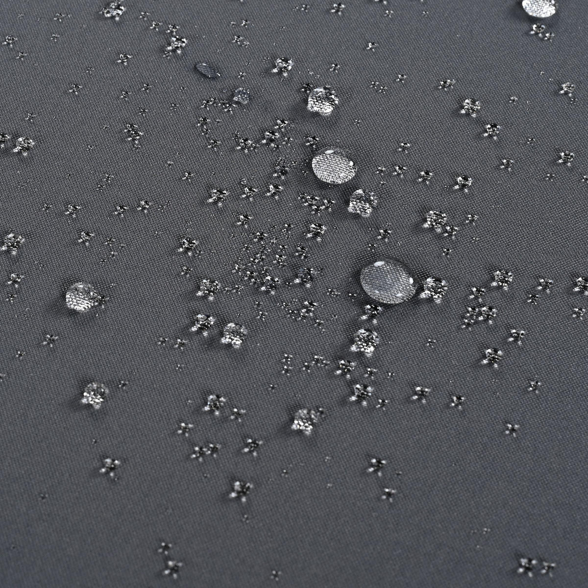 LOUNGESET Grau Eck Mit Couchtisch Akazie - Grau, Textil - FLIEKS