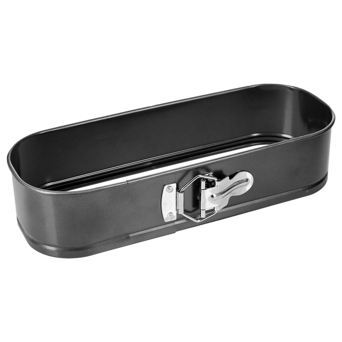 SPRINGFORM mit herausnehmbarer Boden, Stahl, Aluminium, Schwarz, 31 x 12 cm - Schwarz, Metall (12.5/6.9/31cm) - 5five Simply Smart