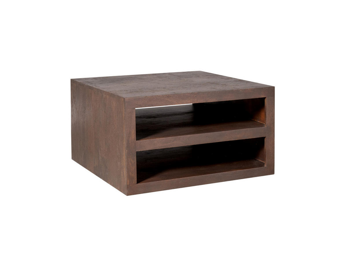 COUCHTISCH Leuven Mangoholz 80 cm / 80 cm Braun - Braun, Holz (80/80/45cm)