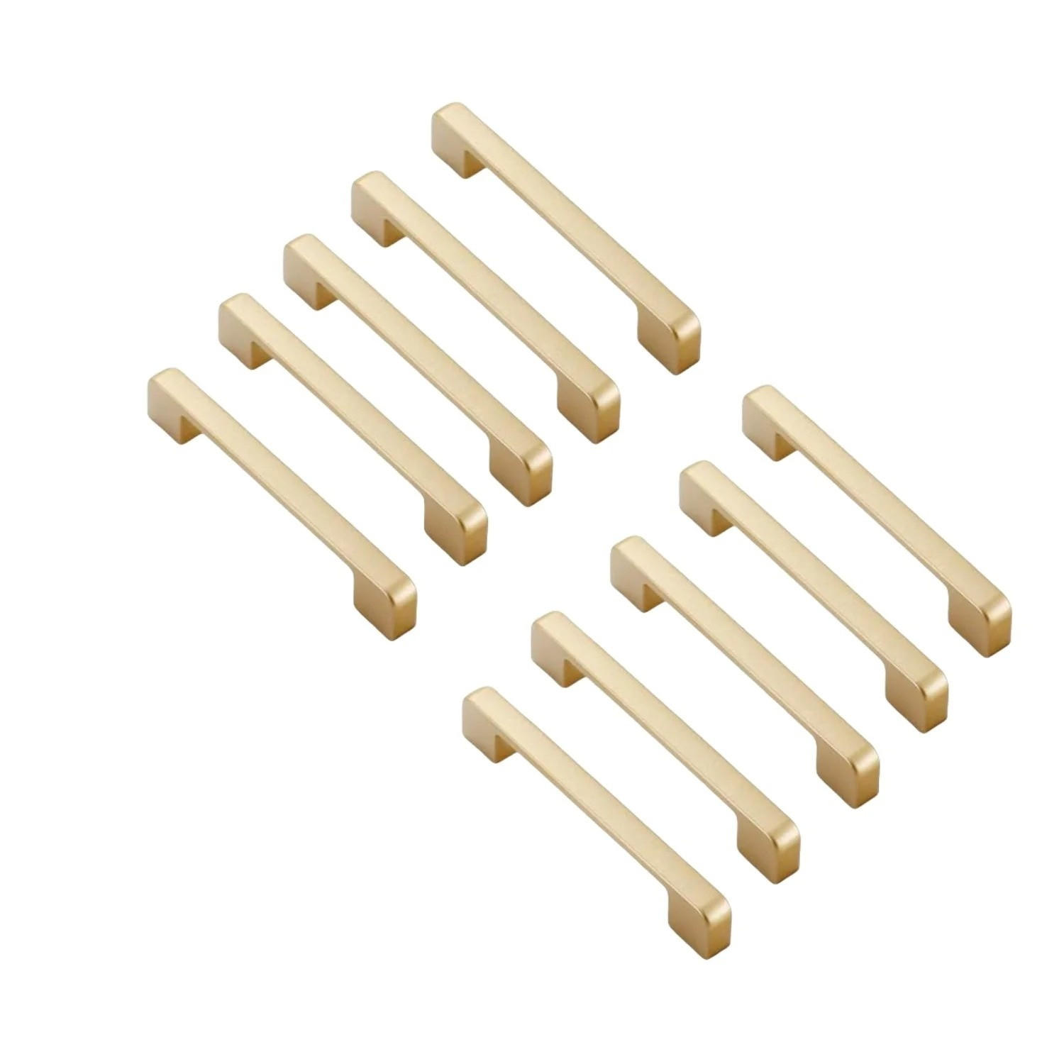 MÖBELGRIFF Gold 10er-Set 96 mm - Goldfarben, Metall (1.2/2.3/10.5cm)