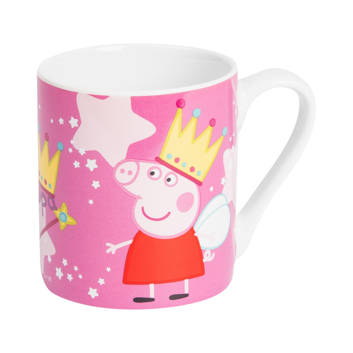 BECHER Peppa Wutz Feenkönigin Rosa 230 ml - Rosa, Keramik (0.23L) - United Labels