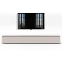 LOWBOARD Barvo 3x100 Beige Kaschmir 300/34/32 cm – hängendes TV-Board - Beige, Holzwerkstoff (300/34/32cm) - AX Living
