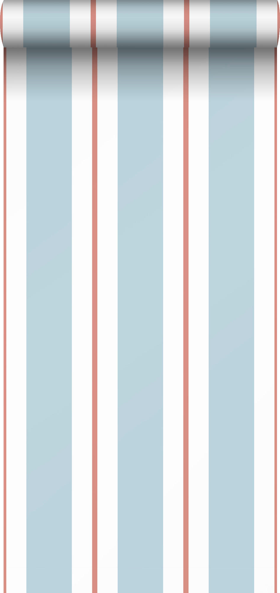 TAPETE Streifen 50 x 900 cm - Blau, Papier (50/900cm) - Sanders & Sanders