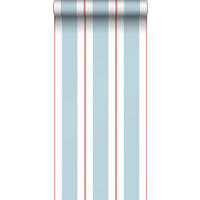 TAPETE Streifen 50 x 900 cm - Blau, Papier (50/900cm) - Sanders & Sanders