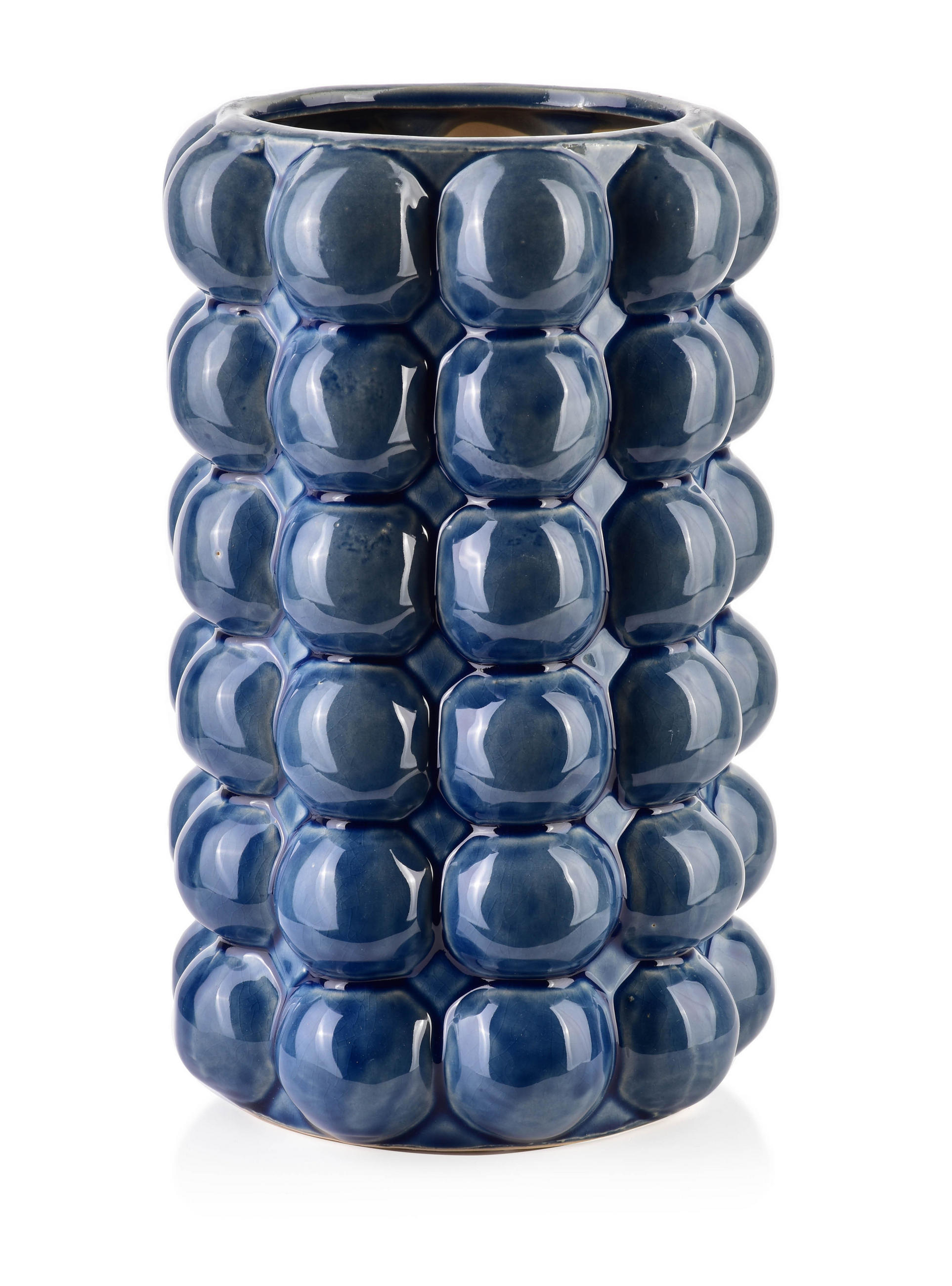 VASE Vala Blau 17/17/27 cm Keramik - Blau, Keramik (27cm) - Mondex