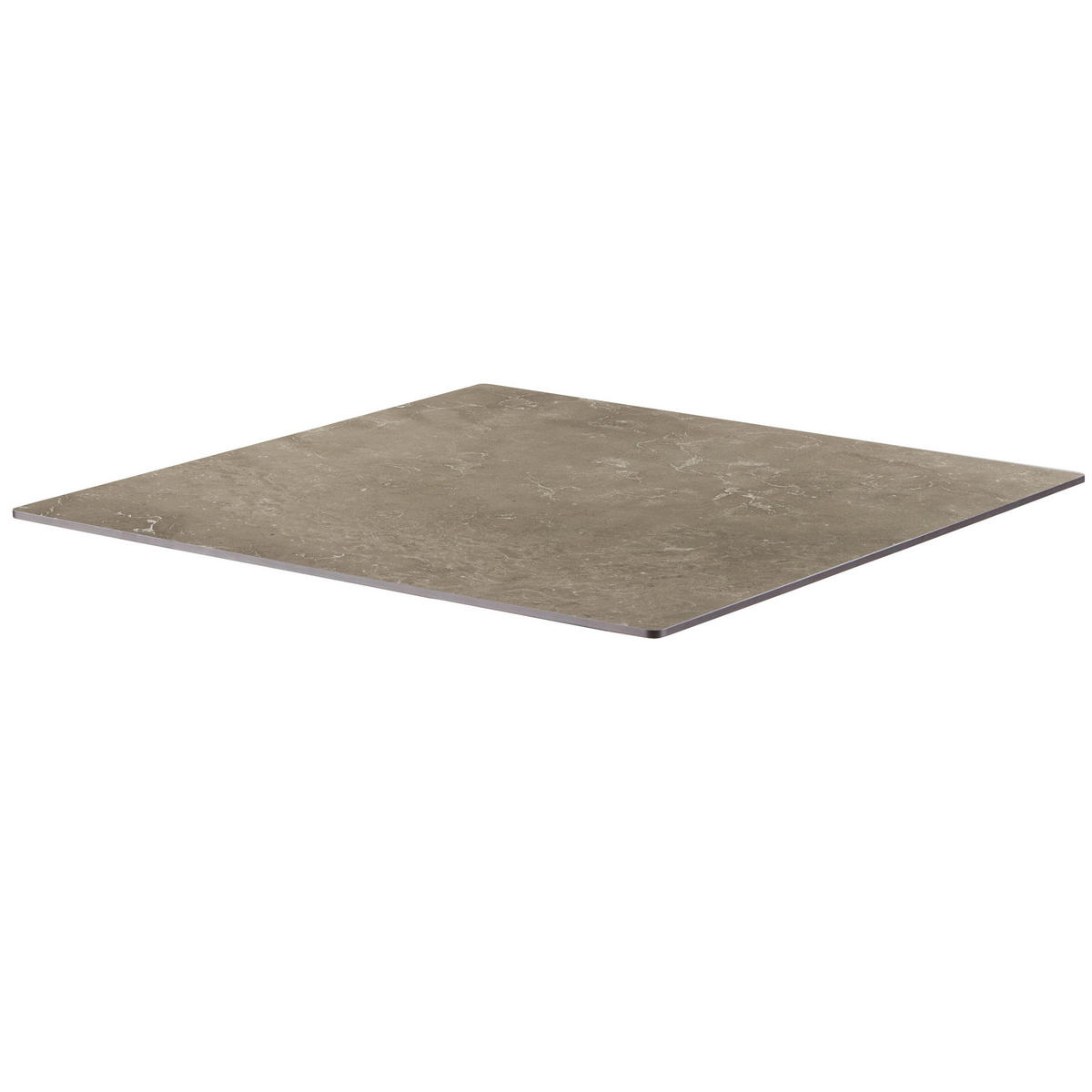 TISCHPLATTE 60 x 60 cm, Marmor Beige - Beige, Kunststoff (60/60/1.25cm) - Oviala