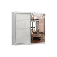 SCHIEBETÜRENSCHRANK - Ben 35s (Weiß, 233 cm) - Weiß, Holzwerkstoff (233/218/61cm) - Möblo