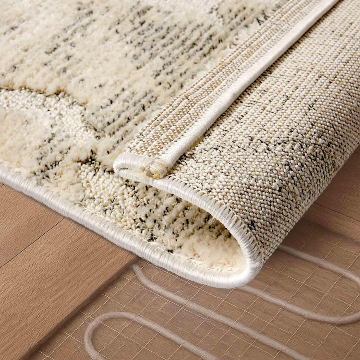 KURZFLORTEPPICH LOU - Hellgrau, Textil (200/280cm) - Astra