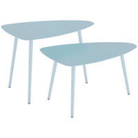 GARTENTISCH,HELLBLAU,1 Stück - Hellblau, Naturmaterialien (65/45/45cm) - GiPP