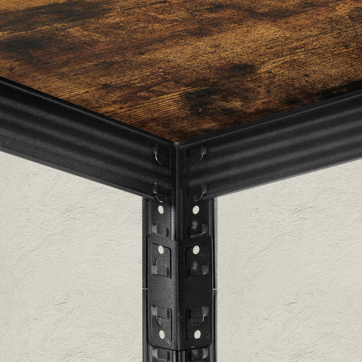 SCHWERLASTREGAL MUMBAI 2ER-SET - Braun, Metall (37/150/37cm) - Hansiro
