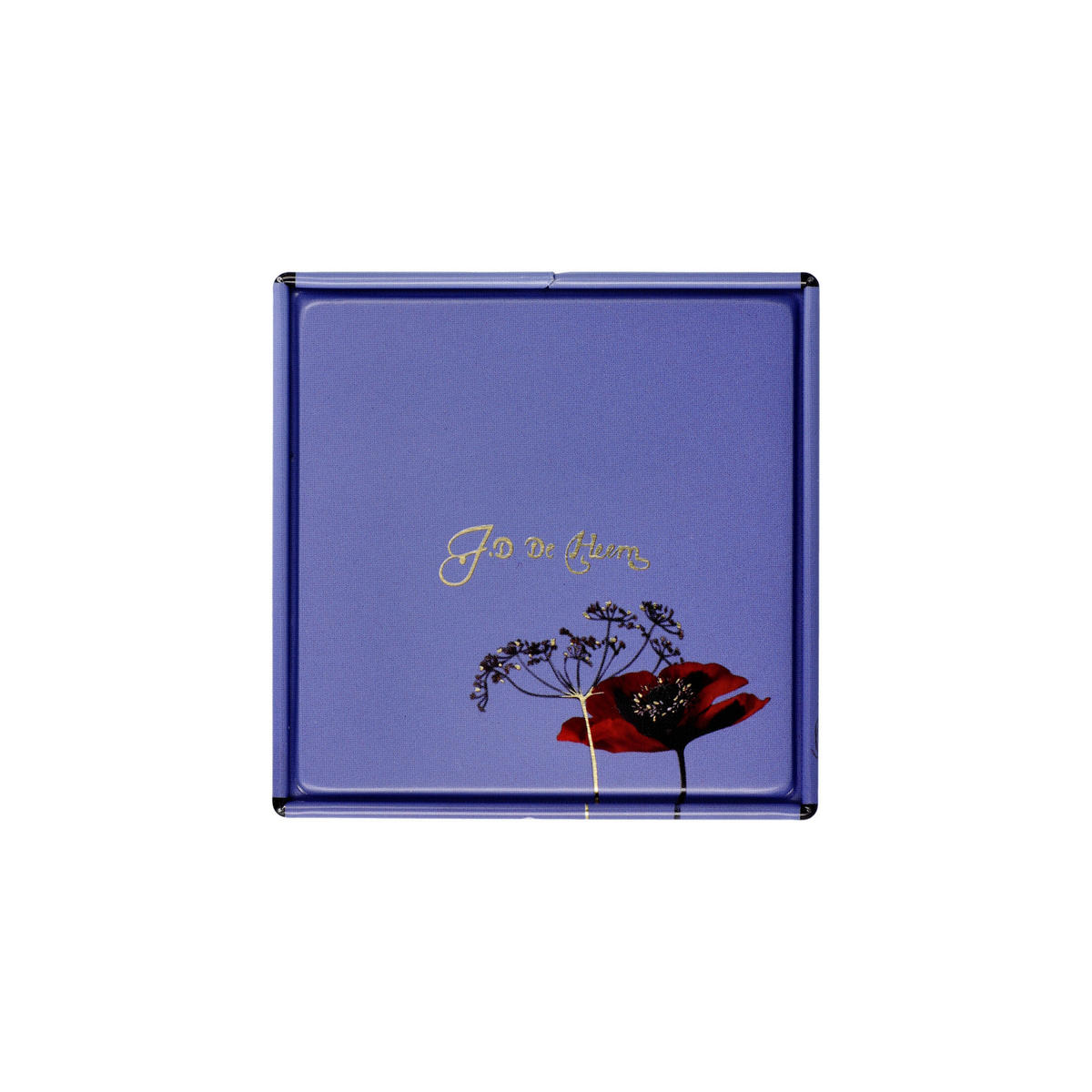 TEEDOSE Sommerblumen - De Heem, Metall, Blau, 11 cm - Blau, Metall (7.5/11/7.5cm) - Goebel