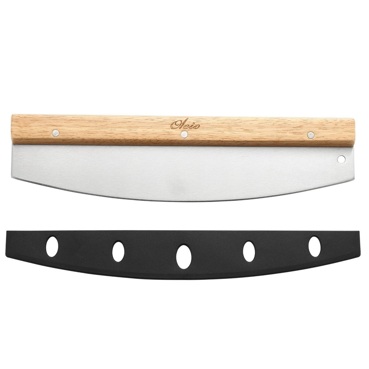 PIZZA-SET 2-TEILIG - Braun, Holz - Oleio