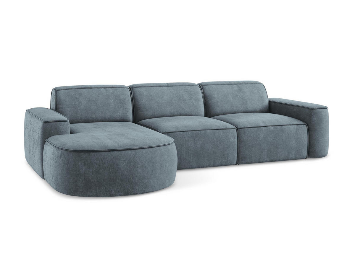 SESSEL Chenille Stoff Grün - Schwarz/Olivgrün, Holzwerkstoff/Textil (93/88/105cm) - Makamii