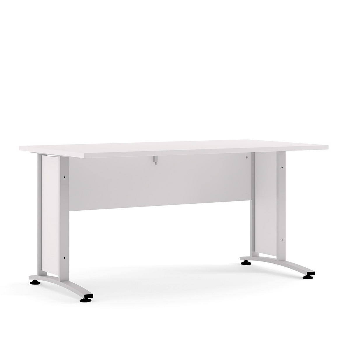 SCHREIBTISCH Weiß - Weiß, Holzwerkstoff (80/150/74cm) - ebuy24