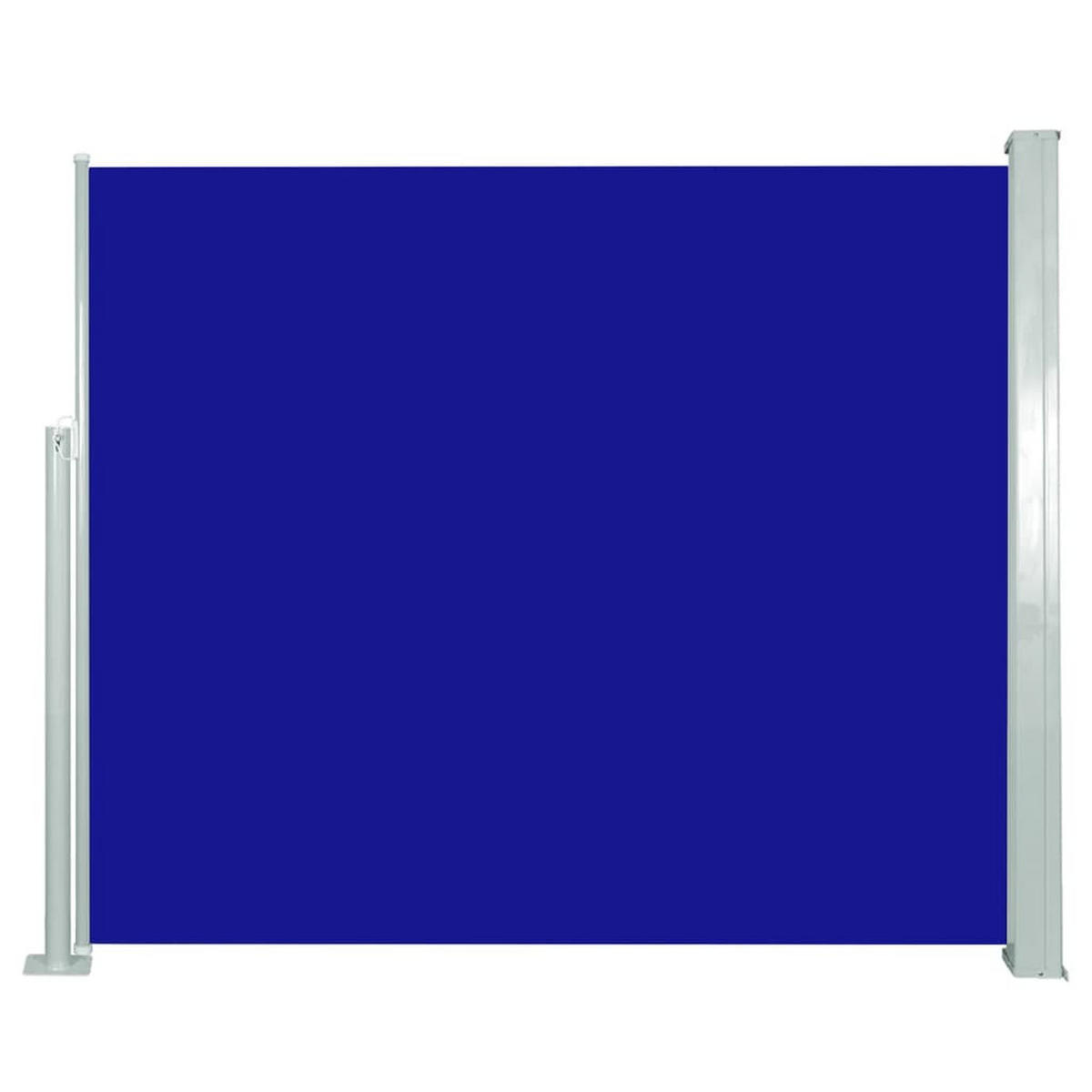 AUSZIEHBARE Seitenmarkise 120x300 cm Blau - Blau, Textil (3/120/300cm) - furnicato