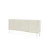 KOMMODE, Kaschmir, 195,2 x 81,2 x 39,8 cm - Beige, Holzwerkstoff (195.2/81.2/39.8cm) - 3XE LIVING