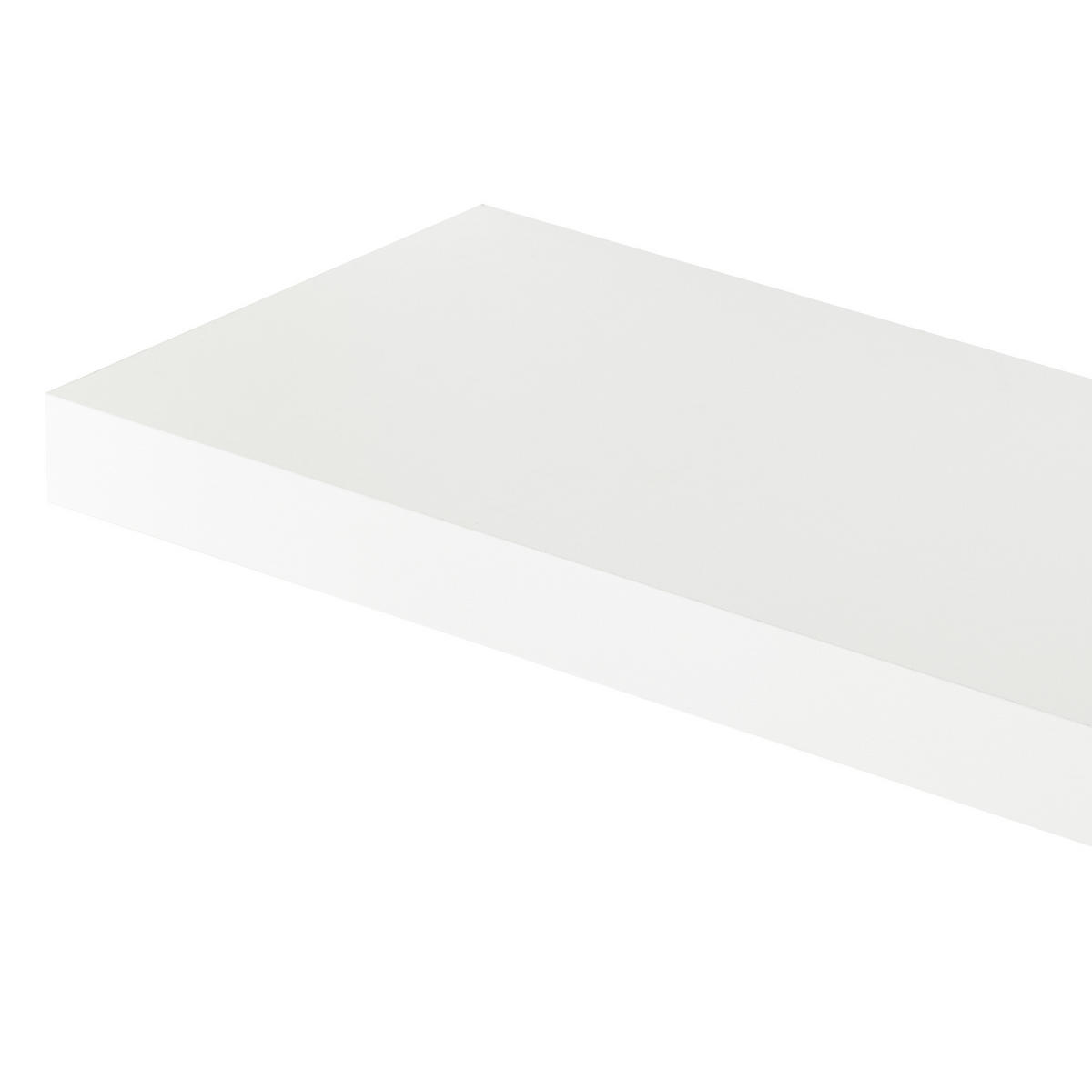 WANDREGAL-SET 2 TLG. Stranda - Weiß, Holzwerkstoff/Metall (20/4/60cm) - [en.casa]