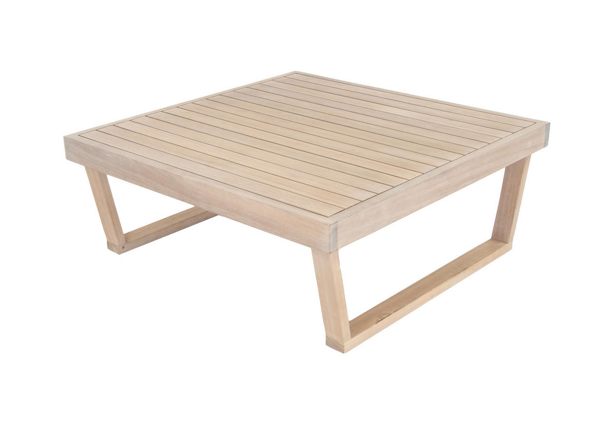 GARTEN-ECKLOUNGE Jura Grau Eukalyptus Holz FSC 100 - Braun, Kunststoff - Green Spirit
