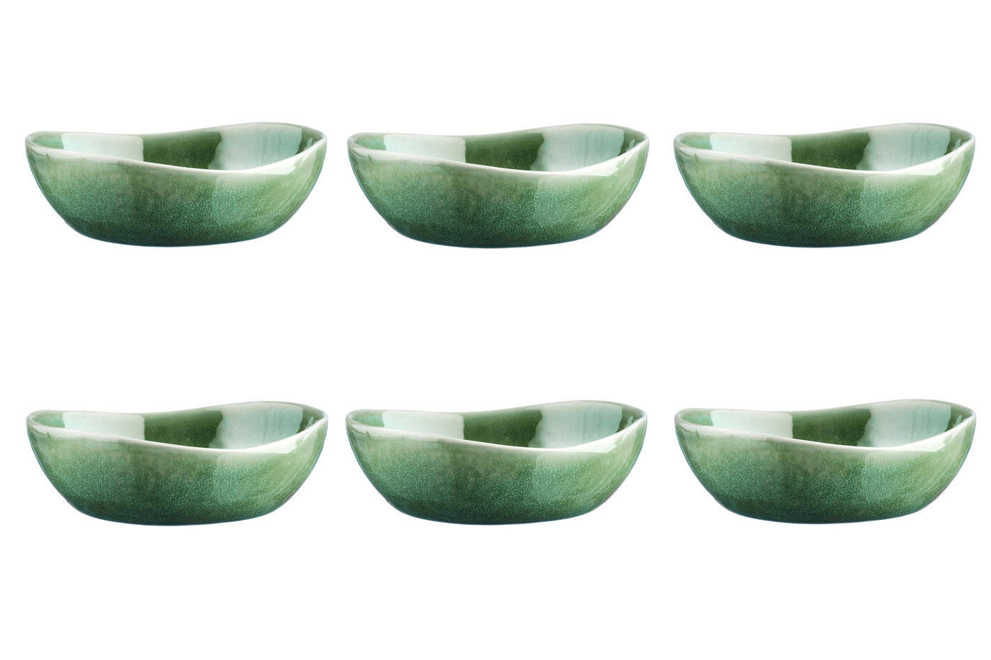 SCHALEN Magma Ø18,5cm - 6er-Set - Minzgrün - Grün, Keramik (18cm) - Björn