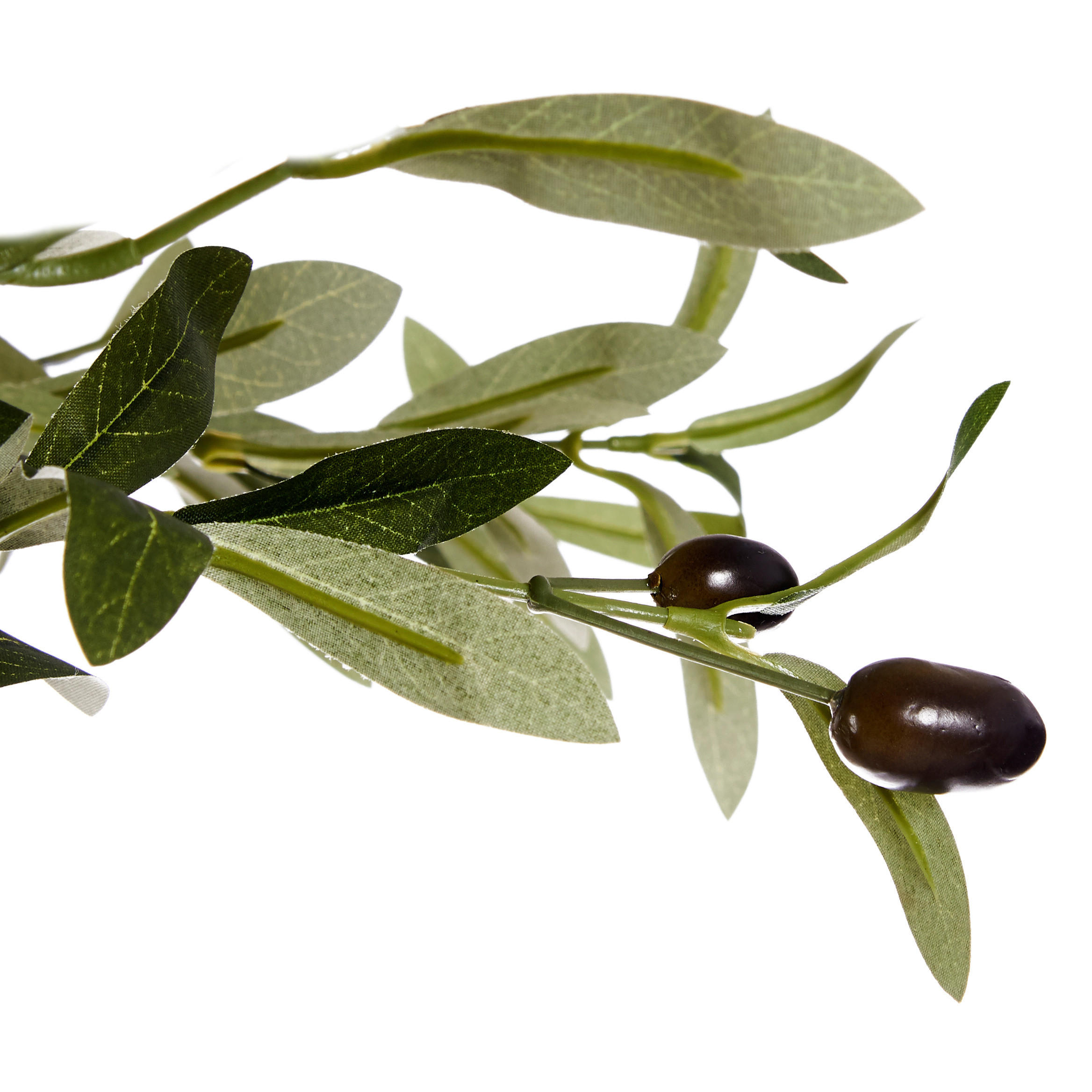 KÜNSTLICHER OLIVENBAUM Gron 130 cm - Multicolor, Kunststoff (130cm) - Ibergarden