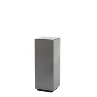 TISCH Daxton - Grau - 30/30/80 cm - Grau, Glas (30/30/80cm) - Light & Living
